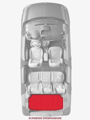 ЭВА коврики «Queen Lux» багажник для BMW 7 series (E32)